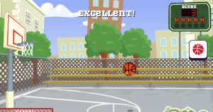 ABCya basketball shooting game